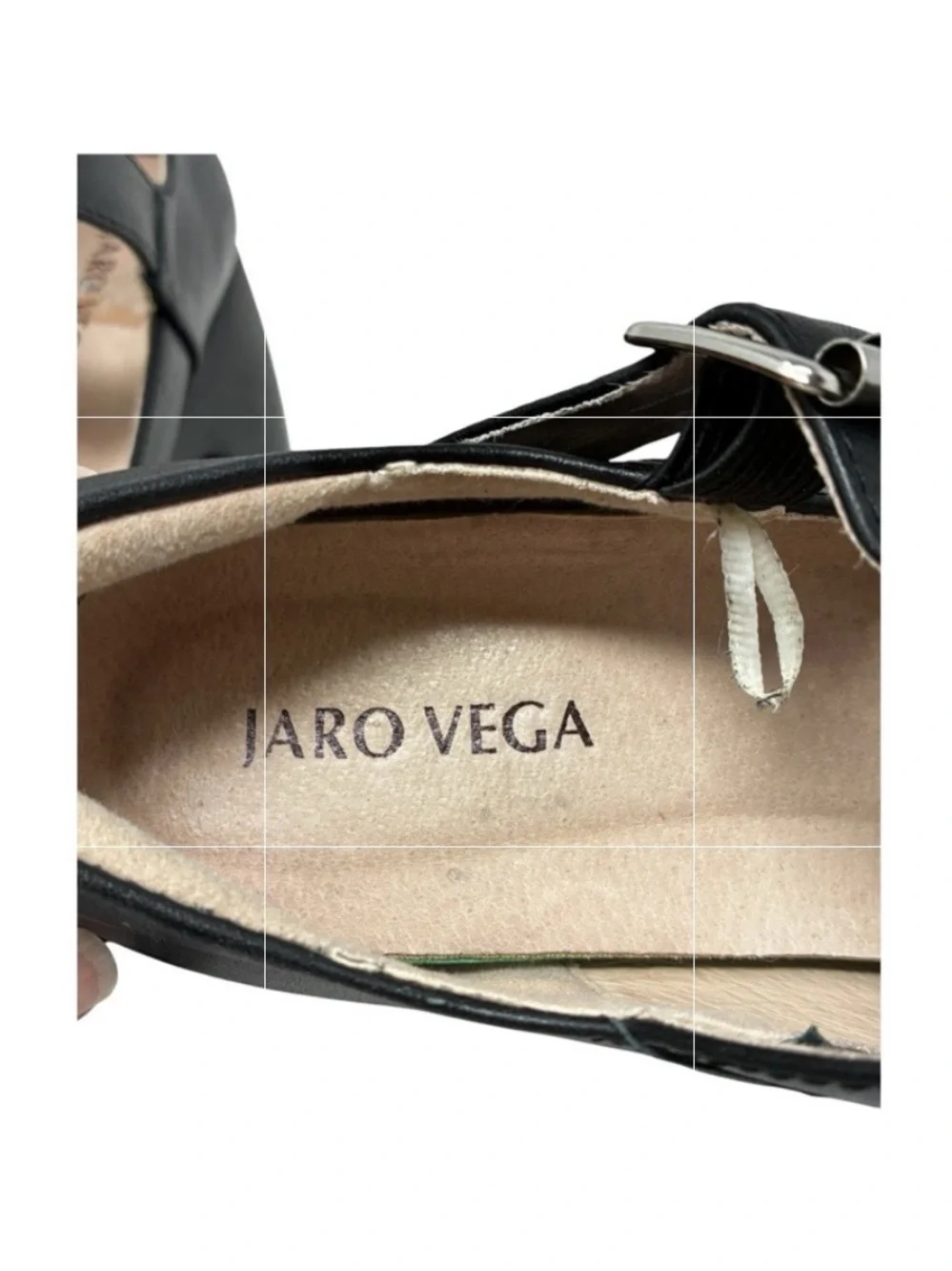 Jaro Vega Black T-Strap Platform Chunky Heel Mary Jane’s Size 7
